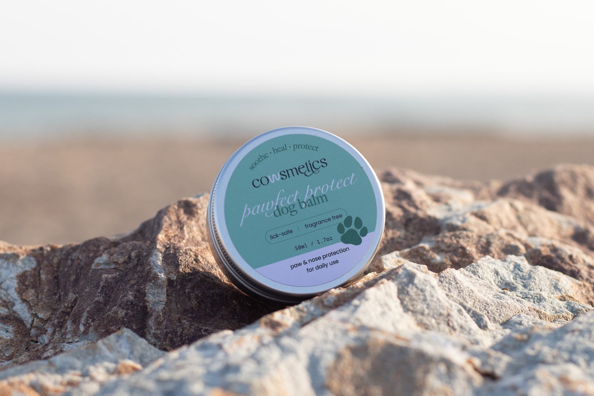 Tallow dog balm for dry paws and noses